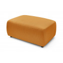 Canapé droit convertible coffre ENVY velours côtelé avec coffre