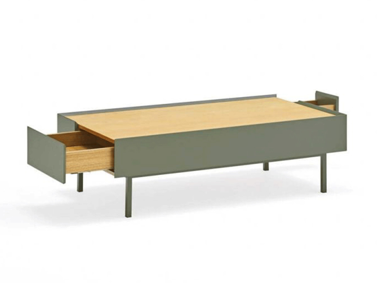 Table basse 2 tiroirs 110 cm ARISTA