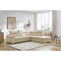Canapé d'angle convertible coffre ARMAND