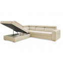 Canapé d'angle convertible coffre ARMAND