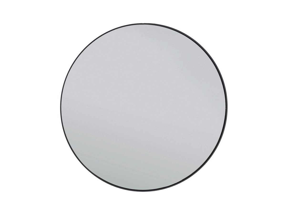 Miroir rond 60 cm PAULINE Acier noir