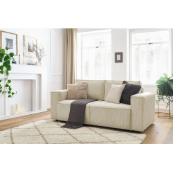 Sofa 2-osobowa prosta sztruksowa NIHAD