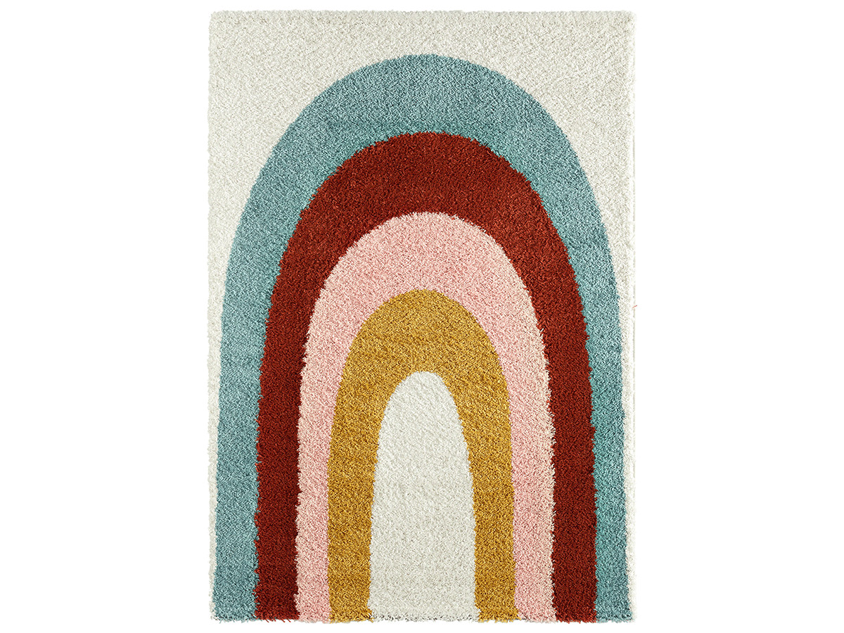 Tapis shaggy NELIA motif abstrait