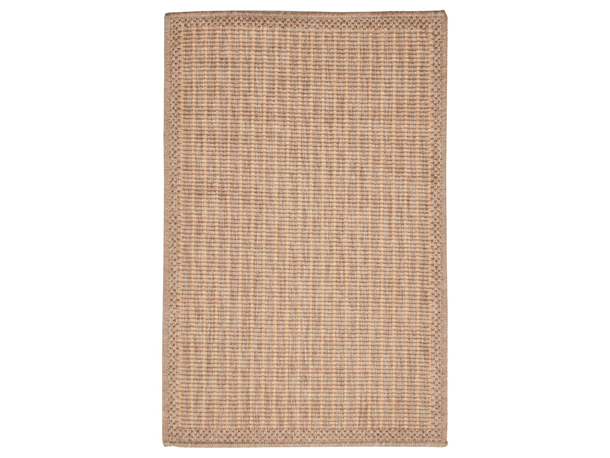Tapis poils ras NAHLI aspect jute