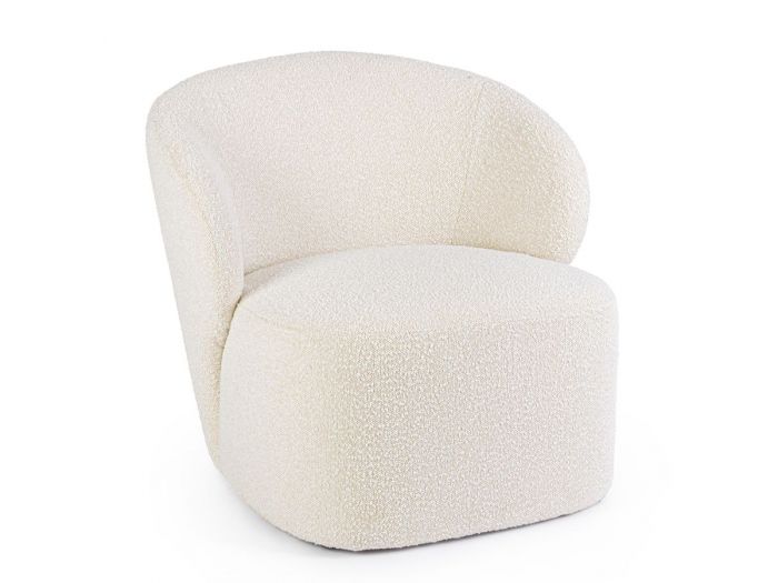 Fauteuil THEO tissu bouclette
