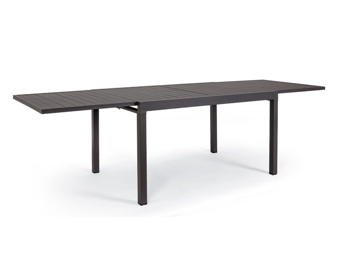 Table à manger de jardin extensible 135 à 270 cm LOIS aluminium