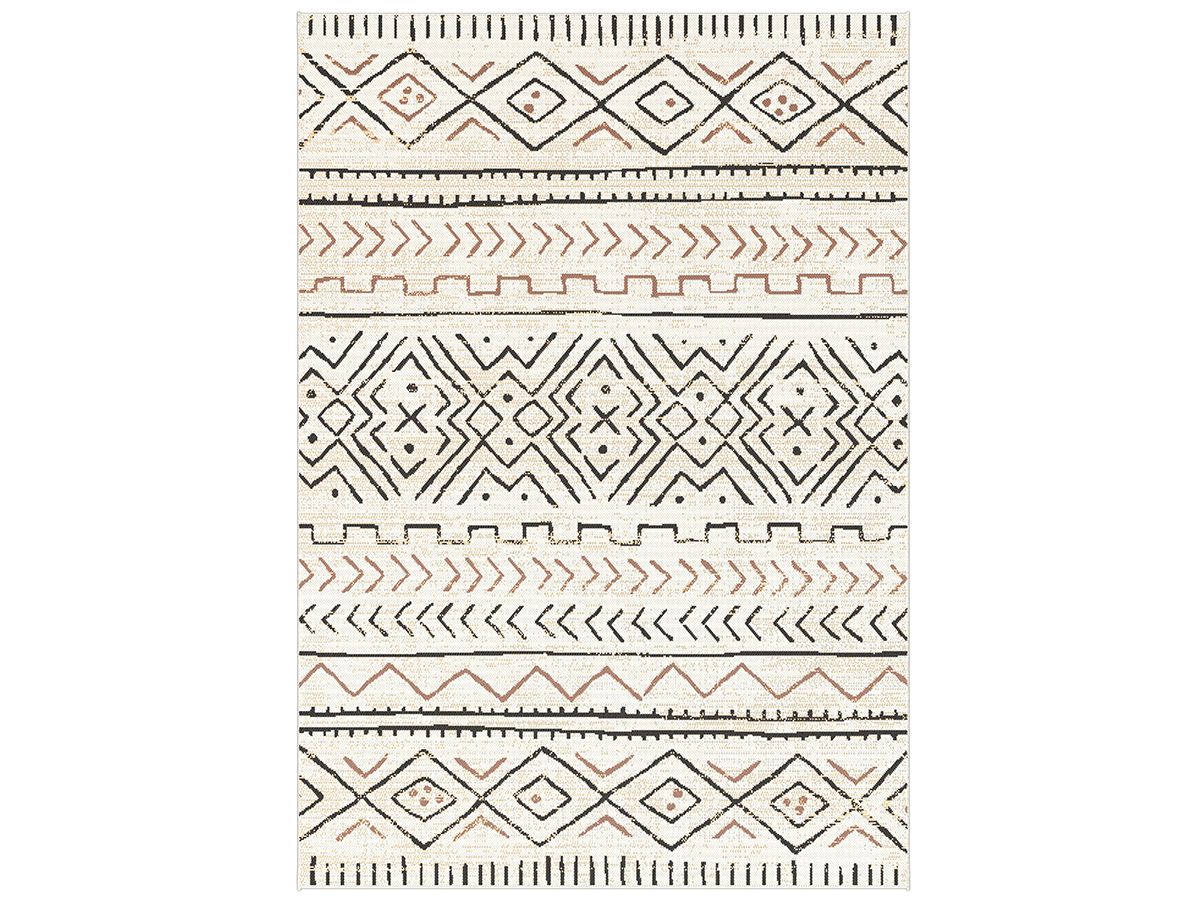Tapis poil ras BRENDA motif abstrait | BOBOCHIC