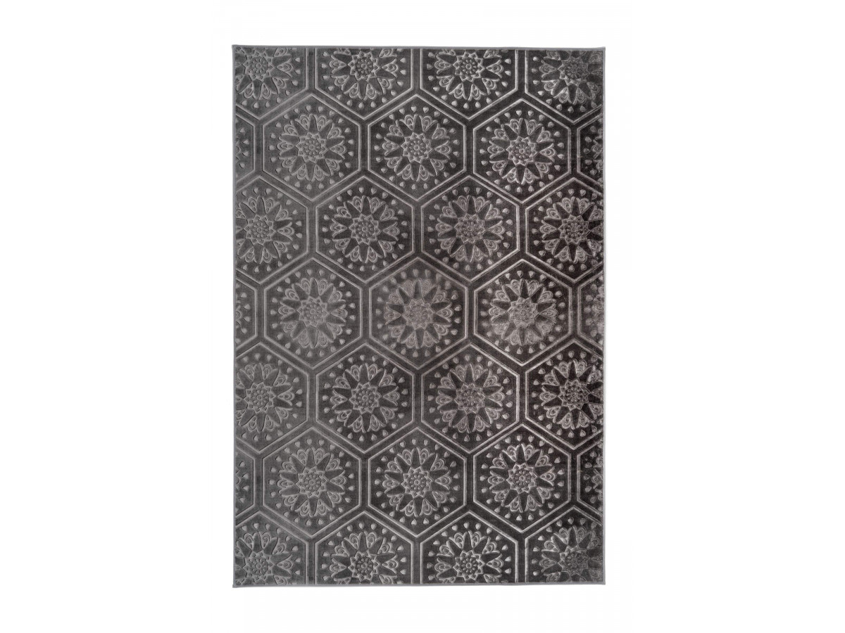 Tapis FLORETTA Anthracite 80cm x 150cm