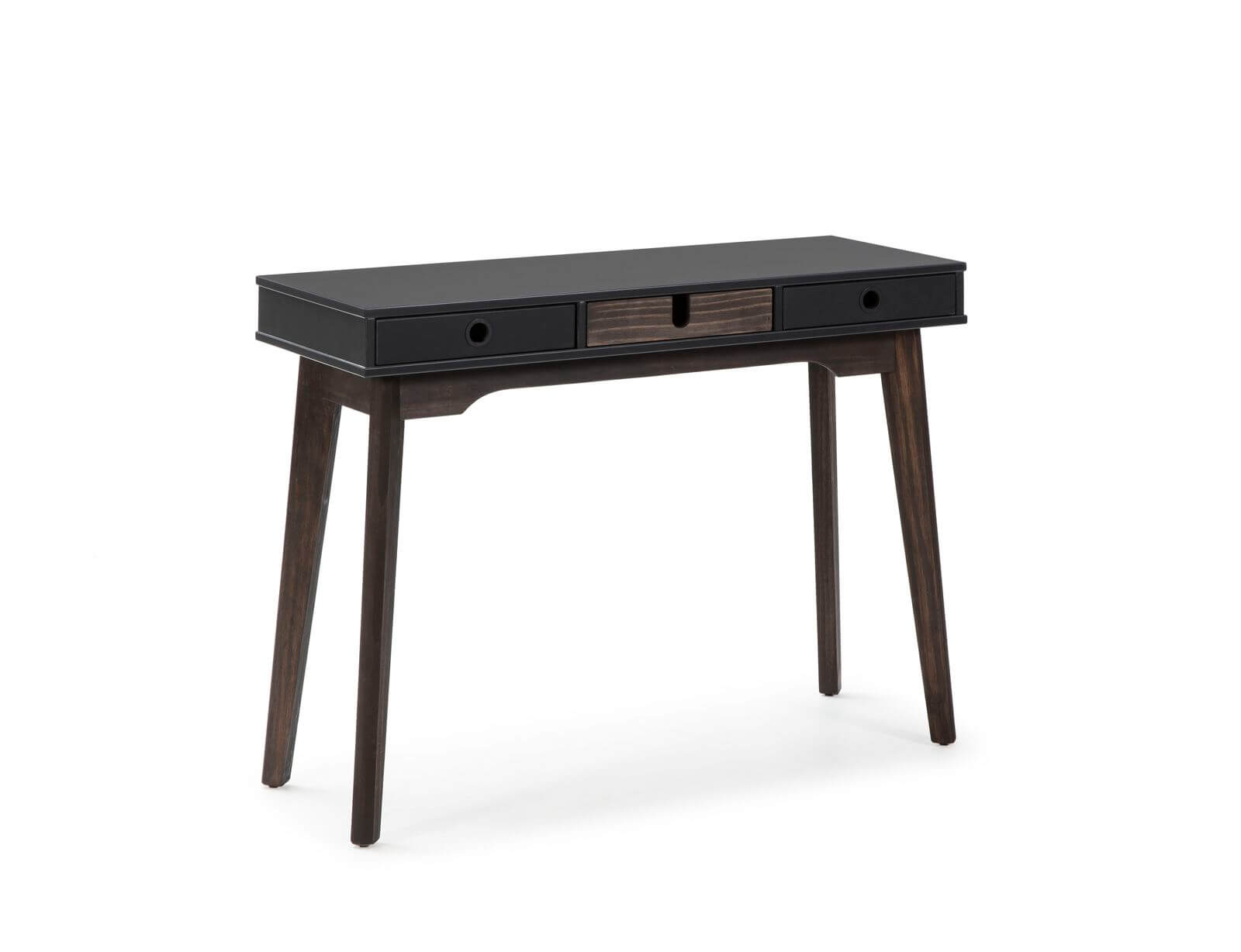 Bureau Yugo Gris Fonce Bois Fonce Bobochic Bureau Yugo Gris Fonce Bois Fonce Bobochic